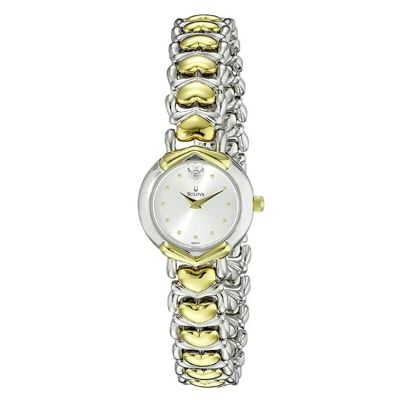 ⌚️ Vintage BULOVA Quartz Watch w/ Genuine Diamond - Picture 1 of 5